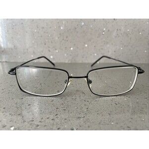 Flexion Eyeglasses FRAMES ONLY Wire Full Rim black Square F005 51-19-135 Italy